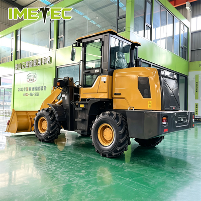Kalite İnşaat ve çiftlik kullanımı için 37KW 1200kg Mini Eklemli Tekerlekli Yükleyici fabrika