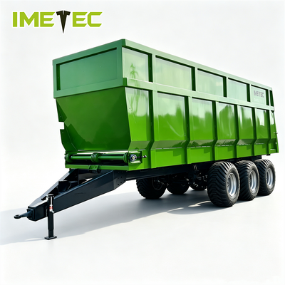 Kualitas Pengeboran Limbah Padat Pertanian Trailer Ground Driven for Handling and Distribution pabrik